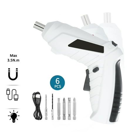 AbodyCordless Screwdriver 1300mAh USB Rechargeable Electric Screwdriver Adjustable 2 Position Drill Screwdriver 6Nm Multifunctional Electric Drill Power Tools
AbodyCordless Screwdriver 1300mAh USB Rechargeable Electric Screwdriver Adjustable 2 Position Drill Screwdriver 6Nm Multifunctional Electric Drill Power Tools