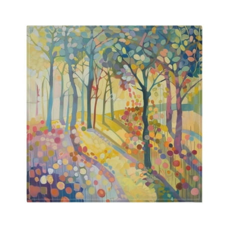 Napkin Satin Napkin 20*20Inchx1 Kitchen Towel Dinner Plate Towel Decorative Towel Napkin Tea Towel Suitable For Kitchen Table Yellow Light and Trees
Napkin Satin Napkin 20*20Inchx1 Kitchen Towel Dinner Plate Towel Decorative Towel Napkin Tea Towel Suitable For Kitchen Table Yellow Light and Trees