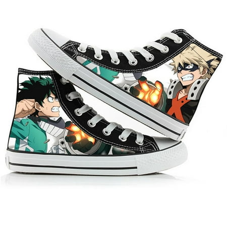 Men and Women Unisex Anime My Hero Academia Printed Walking Lace Up High Top Shoes Stylish Running Athletic Casual Sneaker
Men and Women Unisex Anime My Hero Academia Printed Walking Lace Up High Top Shoes Stylish Running Athletic Casual Sneaker