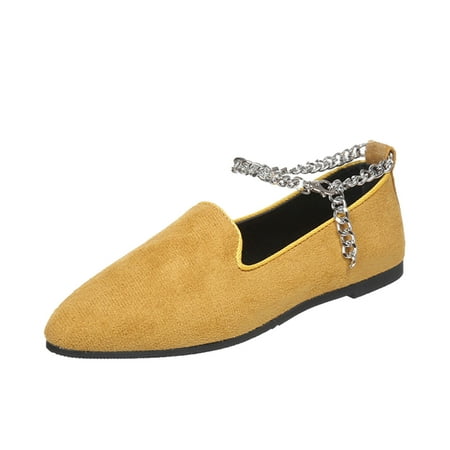Youmylove Women Fashion Solid Color Suede Pointed Ankle Buckle Shallow Mouth Flat Casual Shoes Cozy Comfy Footwear
Youmylove Women Fashion Solid Color Suede Pointed Ankle Buckle Shallow Mouth Flat Casual Shoes Cozy Comfy Footwear