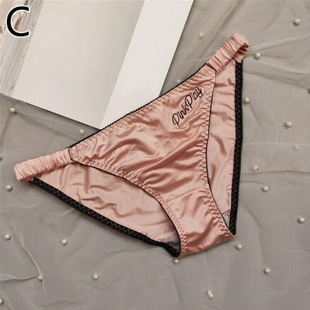 Women Silk Satin Panties Briefs T-Back Knicker Lingerie G-String Thong Underwear
Women Silk Satin Panties Briefs T-Back Knicker Lingerie G-String Thong Underwear