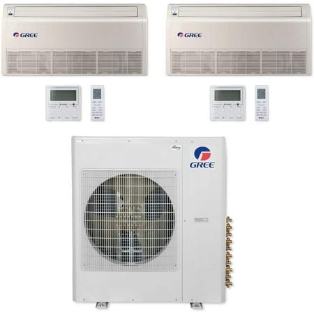 Gree MULTI42CFLR207-42 000 BTU Multi21+ Dual-Zone Floor/Ceiling Mini Split Air Conditioner Heat Pump 208-230V (18-18)
Gree MULTI42CFLR207-42 000 BTU Multi21+ Dual-Zone Floor/Ceiling Mini Split Air Conditioner Heat Pump 208-230V (18-18)