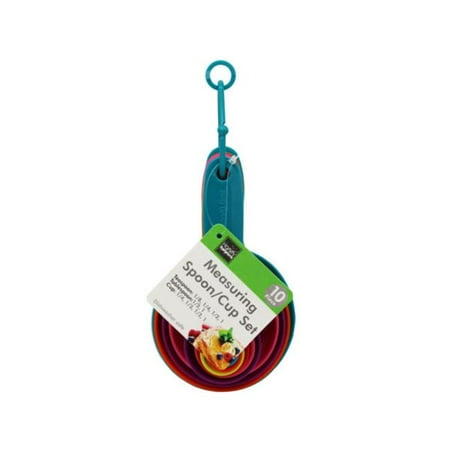 Kole Imports GA083-30 Colorful Plastic Spoons with Ring Organizer - Pack of 30 - 10 Piece
Kole Imports GA083-30 Colorful Plastic Spoons with Ring Organizer - Pack of 30 - 10 Piece
