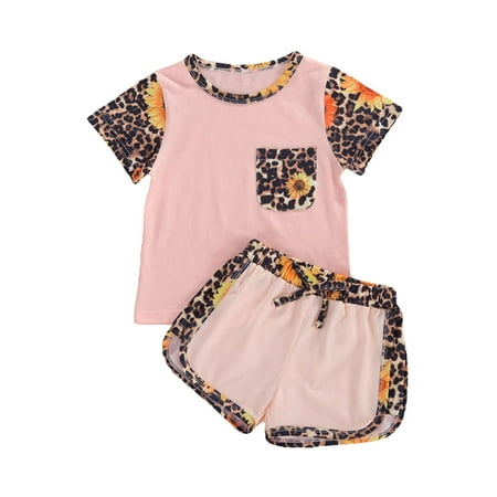 Gupgi Newborn Baby Girl Clothes Short Sleeve Leopard Print T-Shirt Tops Shorts Summer Outfits
Gupgi Newborn Baby Girl Clothes Short Sleeve Leopard Print T-Shirt Tops Shorts Summer Outfits