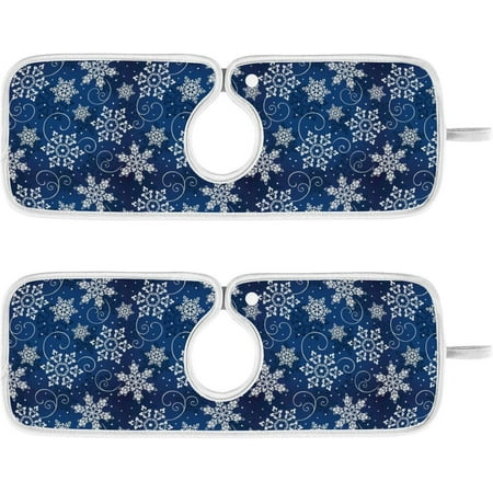 Coolnut 2 Pack Faucet Dry Mat for Kitchen Sink Winter Snowflakes Blue 23x5 Inch Faucet Drying Mat Absorbent Mat Fast Dry Mat for Kitchen Bathroom
Coolnut 2 Pack Faucet Dry Mat for Kitchen Sink Winter Snowflakes Blue 23x5 Inch Faucet Drying Mat Absorbent Mat Fast Dry Mat for Kitchen Bathroom