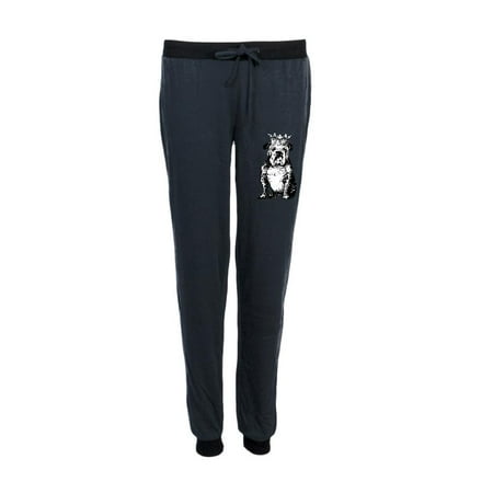Bulldog Crown Juniors Pajama Pants Black LG