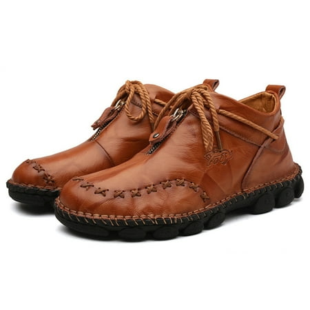 Men s Casual Leather Comfortable Snow Shoes Ankle Boots Fashion Flat Boots Black 47
Men s Casual Leather Comfortable Snow Shoes Ankle Boots Fashion Flat Boots Black 47