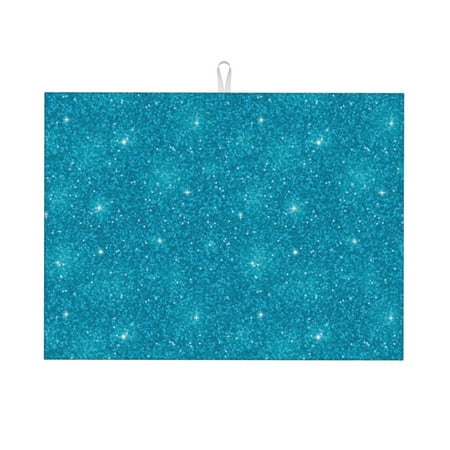 Dish Drying Mat Blue Glitter Patterns Highly Absorbent Microfiber Drying Mat Kitchen Counter or Sink Drawer Liner 16x18 Kitchen Drying Mat Coffee Mat Kitchen Essentials
Dish Drying Mat Blue Glitter Patterns Highly Absorbent Microfiber Drying Mat Kitchen Counter or Sink Drawer Liner 16x18 Kitchen Drying Mat Coffee Mat Kitchen Essentials