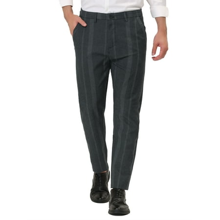 Lars Amadeus Men s Striped Dress Slim Fit Flat Front Business Formal Trousers 
Lars Amadeus Men s Striped Dress Slim Fit Flat Front Business Formal Trousers