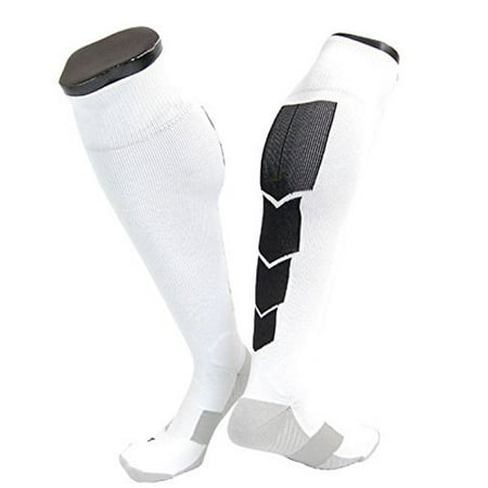 Lovely Annie Big Boy s 1 Pair Long Athletic Football Soccer Socks Sport Tube Socks L/XL XL0032-06White