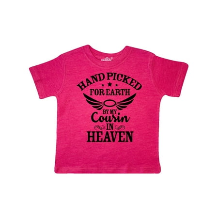 Inktastic Handpicked for Earth By My Cousin in Heaven with Angel Wings Gift Toddler Boy or Toddler Girl T-Shirt
Inktastic Handpicked for Earth By My Cousin in Heaven with Angel Wings Gift Toddler Boy or Toddler Girl T-Shirt
