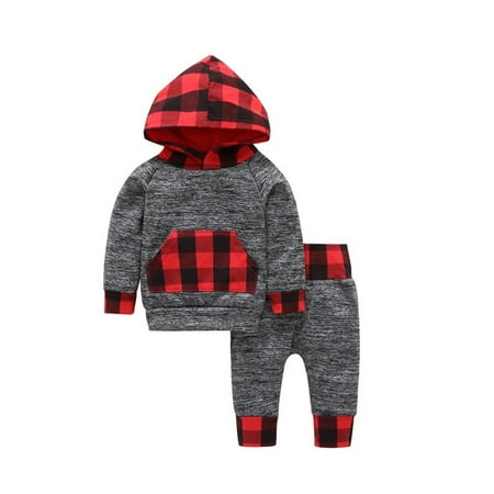 Newborn Baby Boys Hoodie Outfits Set Long Sleeve Plaid Pocket Long Pants Autumn Winter Clothes Set
Newborn Baby Boys Hoodie Outfits Set Long Sleeve Plaid Pocket Long Pants Autumn Winter Clothes Set