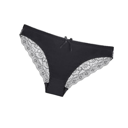 Yotyukeb Womens Underwear New Hot Panties For Women Lace Sexy Patchwork Low Waist Thong In Solid Color (Black)
Yotyukeb Womens Underwear New Hot Panties For Women Lace Sexy Patchwork Low Waist Thong In Solid Color (Black)