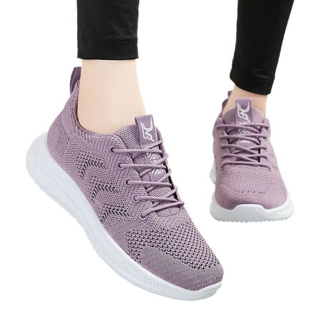 Women s Running Shoes Fashionable Autumn Women Sports Shoes Flat Bottom Lightweight Lace Up Solid Color Fly Woven Mesh Comfortable Simple Style sneakers for Women Mesh Purple
Women s Running Shoes Fashionable Autumn Women Sports Shoes Flat Bottom Lightweight Lace Up Solid Color Fly Woven Mesh Comfortable Simple Style sneakers for Women Mesh Purple