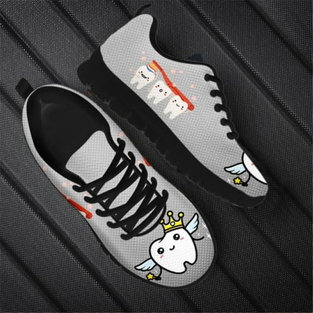 Running Jogging Shoes for Women Flat Ladies Sneakers Cute Cartoon Tooth Dentist Print Designer Breathable Female Casual Footwear
Running Jogging Shoes for Women Flat Ladies Sneakers Cute Cartoon Tooth Dentist Print Designer Breathable Female Casual Footwear