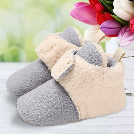 TOWED22 Toddler Girl Snow Boots Infant Baby Boys Girls Boots Premium Soft Sole Anti-Slip Warm Winter Snow Boots Newborn Crib Shoes Grey
TOWED22 Toddler Girl Snow Boots Infant Baby Boys Girls Boots Premium Soft Sole Anti-Slip Warm Winter Snow Boots Newborn Crib Shoes Grey