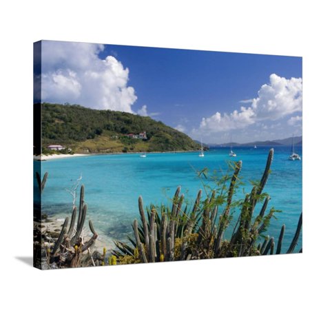 Jost Van Dyke Island, British Virgin Islands, Caribbean, West Indies, Central America Stretched Canvas Print Wall Art By Ken Gillham