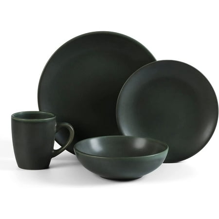 Vince Rustic Stoneware Reactive Glaze Dinnerware Set Service for 4 Brown 16 Piece
Vince Rustic Stoneware Reactive Glaze Dinnerware Set Service for 4 Brown 16 Piece