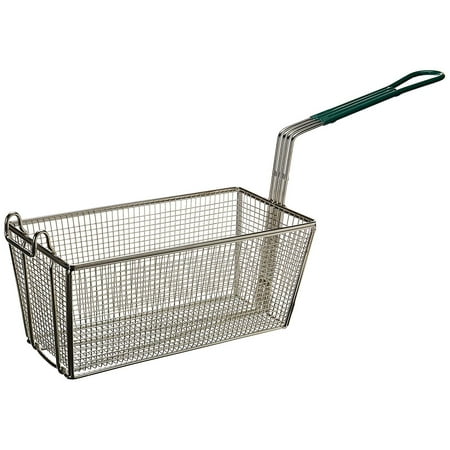 Winco FB-30 Fry Basket with Green Handle