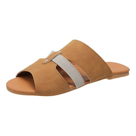 CLZOUD Wedge Sandals for Women Dressy Summer Brown Women Sandals Fashion Summer New Pattern Colored Open Toe Flat Bottom Comfortable and Non Slip Large Size Shoes 41
CLZOUD Wedge Sandals for Women Dressy Summer Brown Women Sandals Fashion Summer New Pattern Colored Open Toe Flat Bottom Comfortable and Non Slip Large Size Shoes 41