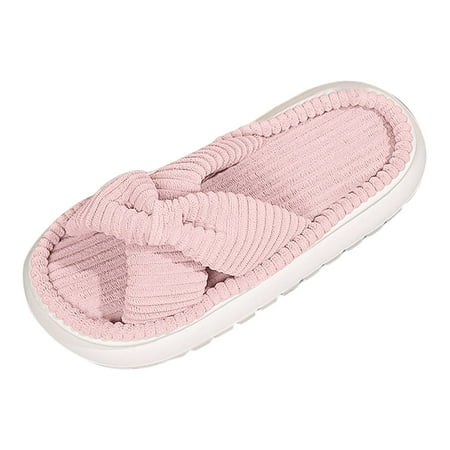 ZAROYEAX Women s Autumn and Winter Fashion Solid Color Suede Open Toe Thick Sole Cotton Slippers Home Casual Comfortable Outdoor Slippers
ZAROYEAX Women s Autumn and Winter Fashion Solid Color Suede Open Toe Thick Sole Cotton Slippers Home Casual Comfortable Outdoor Slippers