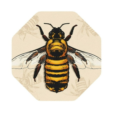 Lukts Honey Bee Leather Drinks Coasters Set of 4 Suitable or Drinks Furniture Protection and Easy Clean up
Lukts Honey Bee Leather Drinks Coasters Set of 4 Suitable or Drinks Furniture Protection and Easy Clean up