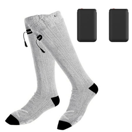Winter Warm Electric Heating Socks with Power Bank for Men Women Camping Fishing Cycling Skiing Gray
Winter Warm Electric Heating Socks with Power Bank for Men Women Camping Fishing Cycling Skiing Gray