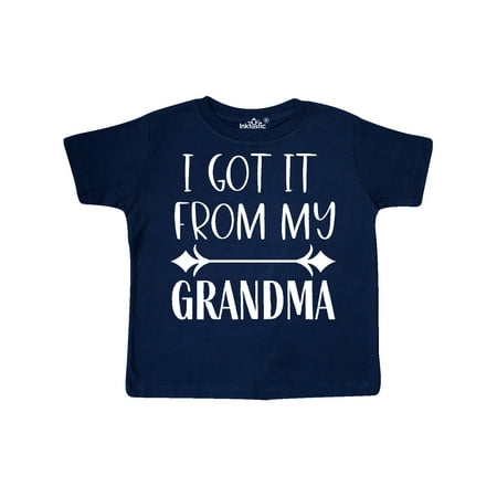 Inktastic I Got It From My Grandma Gift Toddler Boy or Toddler Girl T-Shirt