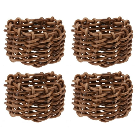 Yage 4pcs Natural Woven Napkin Holding Rings Decorative Weaving Craft Napkin Buckles
Yage 4pcs Natural Woven Napkin Holding Rings Decorative Weaving Craft Napkin Buckles