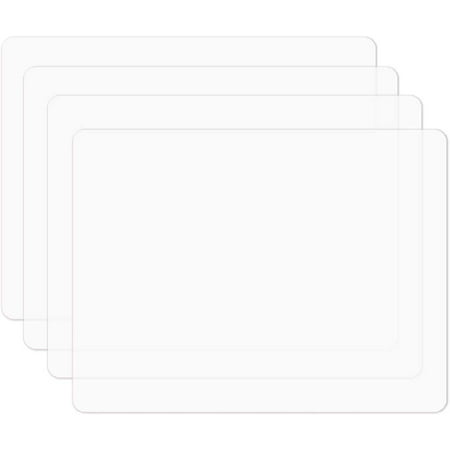 Silicone Placemats Food-Grade Non-Slip Waterproof Dining Stain Resistant Countertop Protector Kitchen Counter Mat Heat Resistant Baking mat Dishwasher Safe (15.7x11.8Inch-4pack Translucent)
Silicone Placemats Food-Grade Non-Slip Waterproof Dining Stain Resistant Countertop Protector Kitchen Counter Mat Heat Resistant Baking mat Dishwasher Safe (15.7x11.8Inch-4pack Translucent)