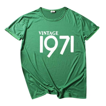 kakina CMSX Plus Size Clearance 50th Birthday Gift T Shirt for Women Vintage 1971 Original Letter Tee Tee
kakina CMSX Plus Size Clearance 50th Birthday Gift T Shirt for Women Vintage 1971 Original Letter Tee Tee