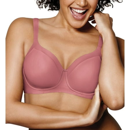 Women s Playtex US4824 Shape Lined Balconette Wirefree Bra (Mauve Glow 36D)