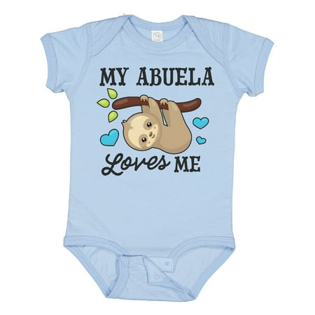 Inktastic My Abuela Loves Me with Sloth and Hearts Gift Baby Boy or Baby Girl Bodysuit
Inktastic My Abuela Loves Me with Sloth and Hearts Gift Baby Boy or Baby Girl Bodysuit