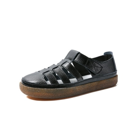 Woobling Women Flats Flat Loafers Low Top Casual Shoe Comfort Fisherman Loafer Nurse Work Sandals Black 8.5
Woobling Women Flats Flat Loafers Low Top Casual Shoe Comfort Fisherman Loafer Nurse Work Sandals Black 8.5