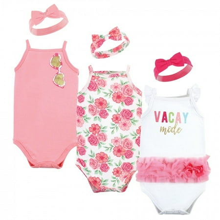 Little Treasure Baby Girl Sleeveless Bodysuit and Headband Set Vacay Mode 3-6 Months
Little Treasure Baby Girl Sleeveless Bodysuit and Headband Set Vacay Mode 3-6 Months