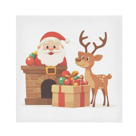 Napkin Satin Napkin 20*20Inchx1 Kitchen Towel Dinner Plate Towel Decorative Towel Napkin Tea Towel Suitable For Kitchen Table Cute Santa Picture
Napkin Satin Napkin 20*20Inchx1 Kitchen Towel Dinner Plate Towel Decorative Towel Napkin Tea Towel Suitable For Kitchen Table Cute Santa Picture