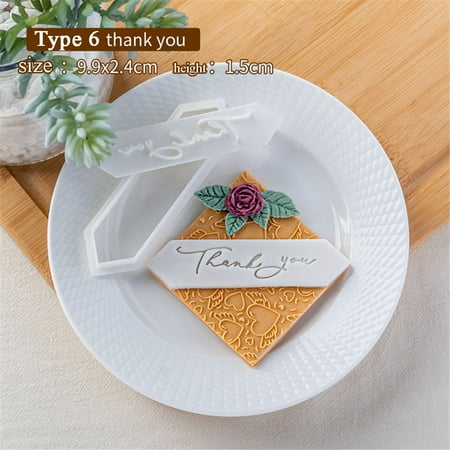 Chocolate Love Pattern Baking Tool DIY Cookie Embosser 3D Embossing Mold Fondant Biscuit Mold English Letters High Quality
Chocolate Love Pattern Baking Tool DIY Cookie Embosser 3D Embossing Mold Fondant Biscuit Mold English Letters High Quality