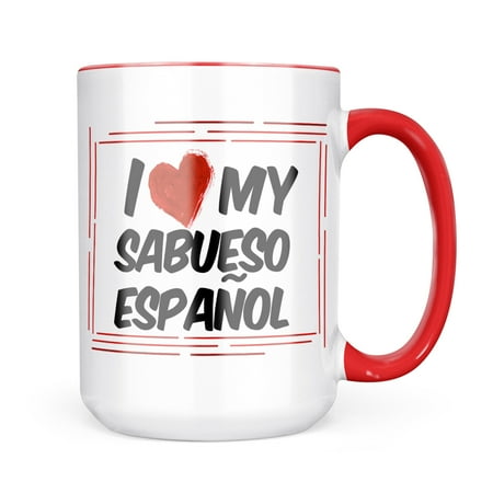 Neonblond I Love my Sabueso Espaol Dog from Spain Mug gift for Coffee Tea lovers
Neonblond I Love my Sabueso Espaol Dog from Spain Mug gift for Coffee Tea lovers