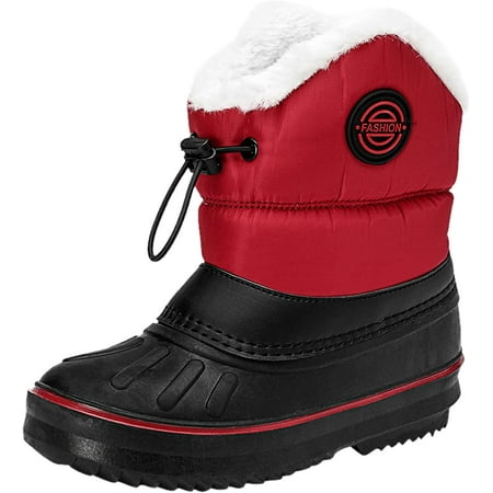 QWZNDZGR Baby Boy Girl Snow Boots Waterproof Winter Warm Cotton Sole Stitching Buttons Boots Prewalker Soft Ankle Premium Booties
QWZNDZGR Baby Boy Girl Snow Boots Waterproof Winter Warm Cotton Sole Stitching Buttons Boots Prewalker Soft Ankle Premium Booties