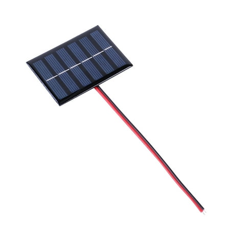 BOFEER 1/2 Pcs Solar Charging Panel 100MA 1W 3V Mini Small Solar Panel Module with Cable DIY Polysilicon Solar Epoxy Cell Charger for Lamp Fan Pump for 2-3V Battery Charging
BOFEER 1/2 Pcs Solar Charging Panel 100MA 1W 3V Mini Small Solar Panel Module with Cable DIY Polysilicon Solar Epoxy Cell Charger for Lamp Fan Pump for 2-3V Battery Charging