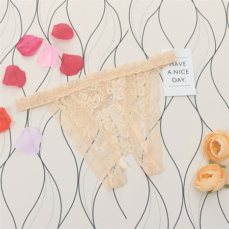 Relanfenk Intimates Women Underwear Lace Perspective Sensuality Crotchless Hollow Underpant
Relanfenk Intimates Women Underwear Lace Perspective Sensuality Crotchless Hollow Underpant