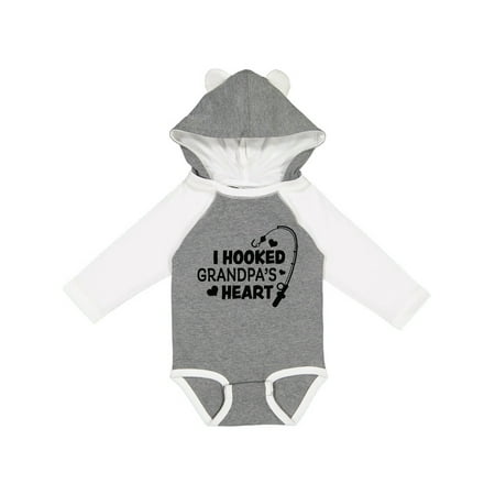 Inktastic I Hooked Grandpa s Heart with Fishing Rod Gift Baby Boy or Baby Girl Long Sleeve Bodysuit
Inktastic I Hooked Grandpa s Heart with Fishing Rod Gift Baby Boy or Baby Girl Long Sleeve Bodysuit
