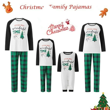 Matching Family Pajamas Sets Christmas PJ s Letter Print Top and Plaid Pants Jammies Sleepwear
Matching Family Pajamas Sets Christmas PJ s Letter Print Top and Plaid Pants Jammies Sleepwear