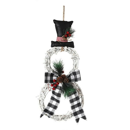 Asashitenel Christmas LED Door Hanging Ornament Cute Rattan Snowman Portable Decor Pendant Gift
Asashitenel Christmas LED Door Hanging Ornament Cute Rattan Snowman Portable Decor Pendant Gift