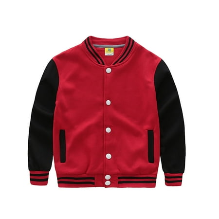 Toimothcn Toddler Jackets Fashion Patchwork Color Baseball Coat Jacket Warm Thickened Fleeced Casual Outwear With Pockets Buttons Up Pullover Windproof Loose Fit Suitable For School
Toimothcn Toddler Jackets Fashion Patchwork Color Baseball Coat Jacket Warm Thickened Fleeced Casual Outwear With Pockets Buttons Up Pullover Windproof Loose Fit Suitable For School
