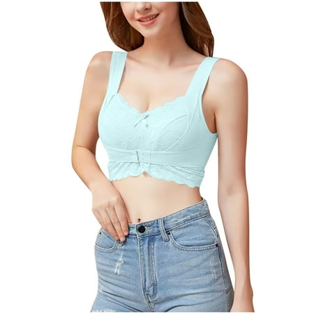 YWDJ Women s Sports Bras Woman No Breast-Wiping And Chest-Wrapping Sports Bras Lace Underwear Blue L
YWDJ Women s Sports Bras Woman No Breast-Wiping And Chest-Wrapping Sports Bras Lace Underwear Blue L