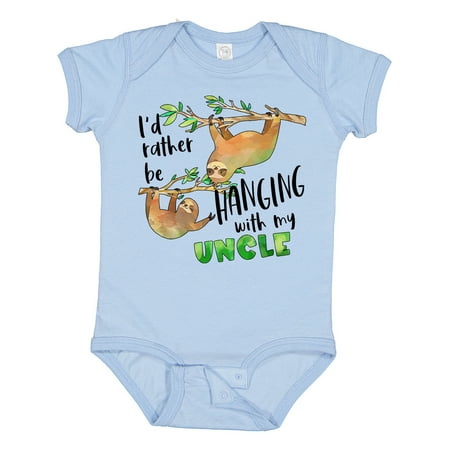 Inktastic Id Rather Be Hanging with My Uncle- Cute Sloths Gift Baby Boy or Baby Girl Bodysuit
Inktastic Id Rather Be Hanging with My Uncle- Cute Sloths Gift Baby Boy or Baby Girl Bodysuit
