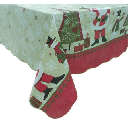 Christmas Vinyl Tablecloths Oil-Proof Water Resistant Dining Table Cover Indoor Outdoor Rectangle Table Cloth for Winter Party Picnic Camping (47 x 60 inch Snowflake)
Christmas Vinyl Tablecloths Oil-Proof Water Resistant Dining Table Cover Indoor Outdoor Rectangle Table Cloth for Winter Party Picnic Camping (47 x 60 inch Snowflake)