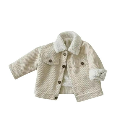 EHTMSAK Toddler Child Boy High Neck Fleece Jacket Infant Baby Button Up Thicken Fall Winter Coat Long Sleeve Outerwear Beige 80
EHTMSAK Toddler Child Boy High Neck Fleece Jacket Infant Baby Button Up Thicken Fall Winter Coat Long Sleeve Outerwear Beige 80