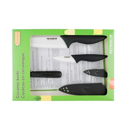 Peterson Housewares Inc. 3 Piece Ceramic Knife Set